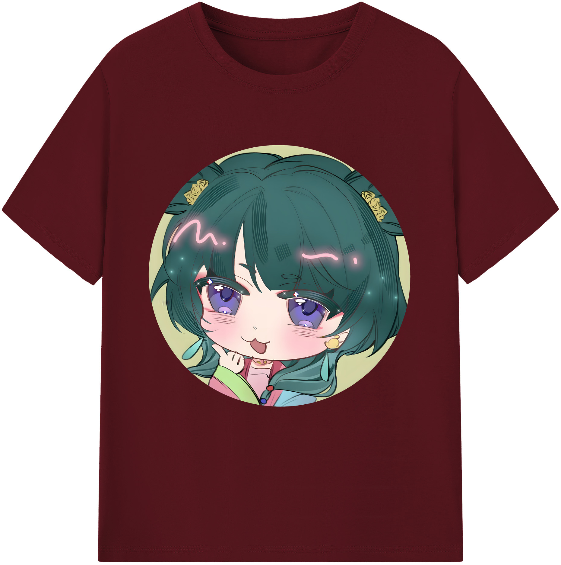 （画像用） 薬屋のひとりごと The Apothecary Diaries 綿100％半袖Tシャツ（フロントプリント）